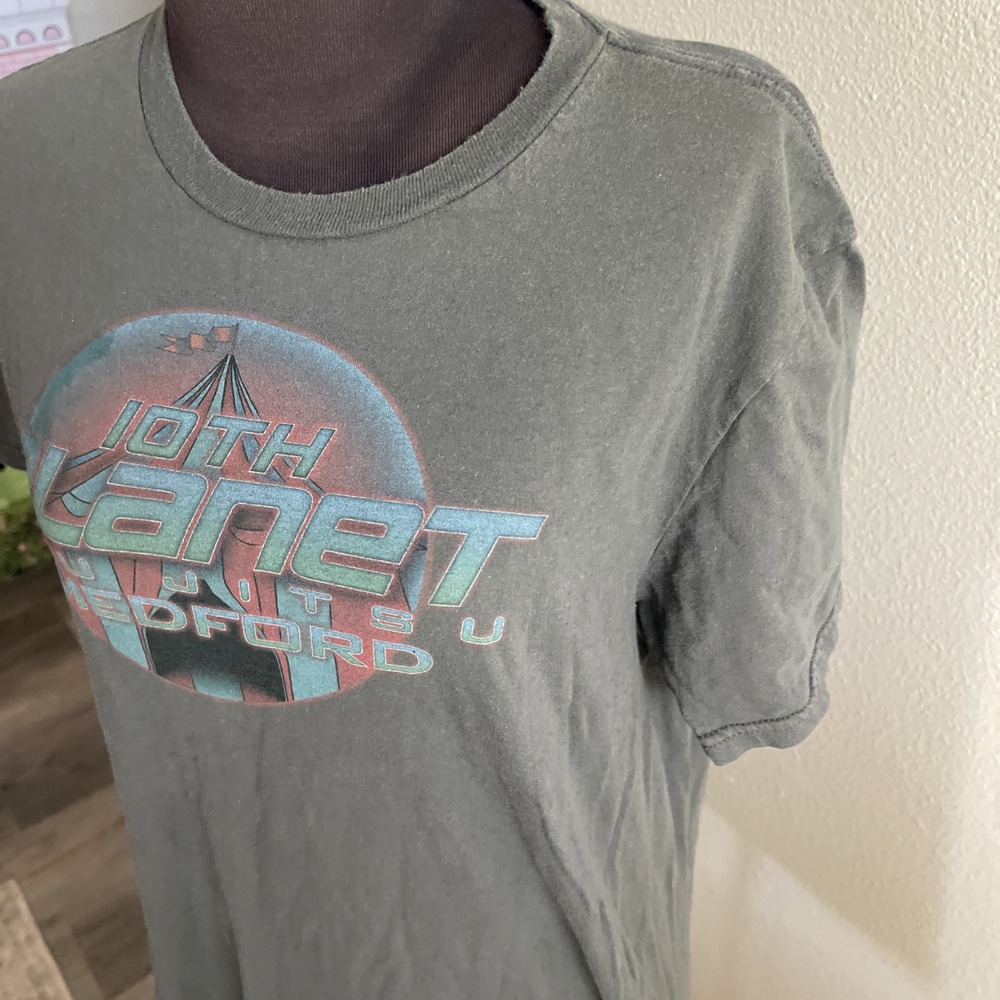 10th Planet Jiu Jitsu Medford Men T Shirt Size M Green - Picture 3 of 12